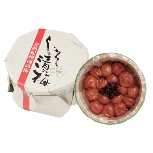 母の日 5/16-18お届け 完熟 紀州南高梅 しそ梅 400ｇ 木樽入 [直送商品](4490-988)