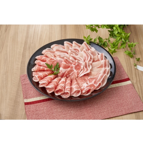[冷凍][直送10]【綿半/精肉特集】山形豚乙姫ポーク ロース・肩ロースしゃぶしゃぶ 各350g×2