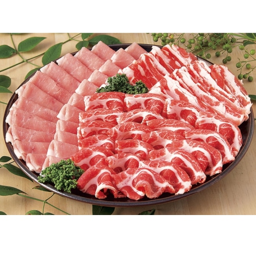 [冷凍][直送商品]人気の豚しゃぶセット 【綿半お歳暮】 【11/15～12/26順次お届け】