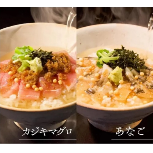 [冷凍][直送商品]しっぽく茶漬け カジキマグロ2食、あじ2食、あなご2食入り 【綿半お歳暮】 【11/15～12/26順次お届け】