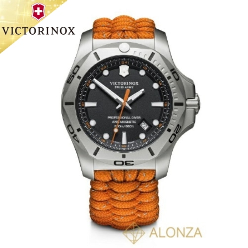 【新品】 【正規品】 I.N.O.X  PROFESSIONAL DIVER Black Orange paracord 241845 正規保証5年間