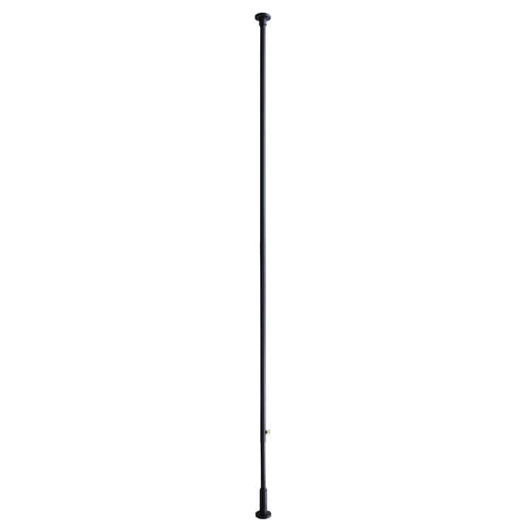 ドローアライン テンションポール C / ブラック(200-275cm※横つっぱり不可)