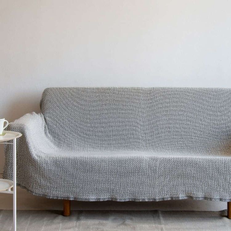 クリッパン コットンスロー バスケット(グレー)